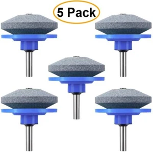 5Pack Universal Lawn Mower Blade Sharpener Grinding Power Drill Garden Tool Set - Picture 1 of 7
