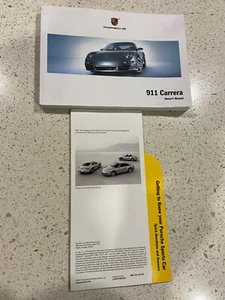 Porsche 911 Carrera Cabrio 2008 manual del propietario + conocer WKD 997 021 08 OEM - Imagen 1 de 12