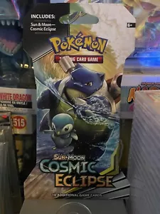 Pokémon: Sun & Moon - Cosmic Eclipse Sleeved Booster Pack x 4 - Picture 1 of 5