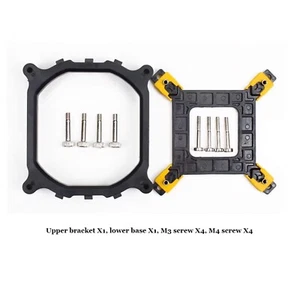 CPU Heatsink Mounting Bracket Holder Base Backplate Kit For Intel 115X/2011/1366 - Picture 1 of 12