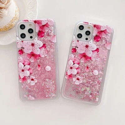 For Various Phone Bling Glitter Quicksand Women Girl Soft Case Cover Fashion Hot - Image 1 of 4