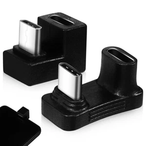 2 Pcs U-Shape Adapter Type-c to Usb Adaptor U-shaped Usb-c Right Angle - Zdjęcie 1 z 11