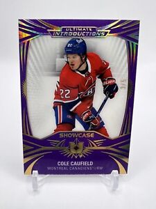 21-22 UD Ultimate Introductions Showcase 3/5 Cole Caufield RC! Canadians