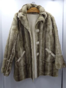 Ladies Dennis by Dennis Basso grey / cream long sleeve reversible jacket size2XL - Picture 1 of 4