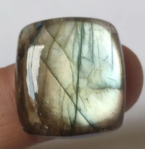 28.10 Ct. Natural Rainbow Cushion Labradorite Loose Gemstone for Ring & Pendant - Picture 1 of 4