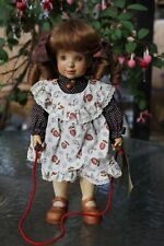 Anri 12 inch wood carving articulated doll Jennifer by Sarah Kay