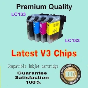5x Ink Cartridge LC133 LC-133 for Brother DCP J552DW J152W J752DW J172W Print V3 - Picture 1 of 1