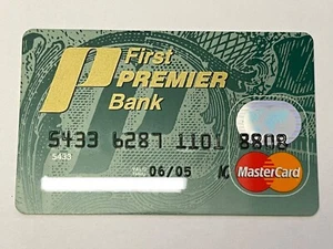 First Premier Bank MasterCard Credit Card Expired in 2005 - Picture 1 of 2
