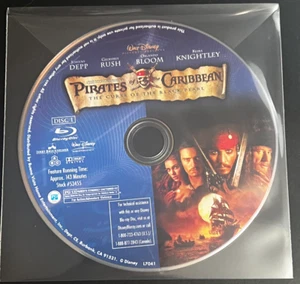 NEW POTC - CURSE OF THE BLACK PEARL (2003) - Blu-ray disc only in clear plastic - Picture 1 of 3