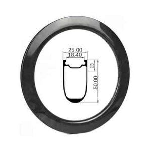 20Inch Carbon BMX Racing Bike Rim Clincher Tubeless V/Disc Brake 20-36 Holes - Picture 1 of 14