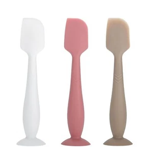 3 Pack Baby Diaper Cream Spatula Applicator, Soft Silicone White+Red+Gray - Picture 1 of 8