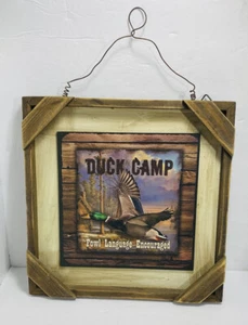 Duck Camp wall decor frame 11”x11”x1” - Picture 1 of 5