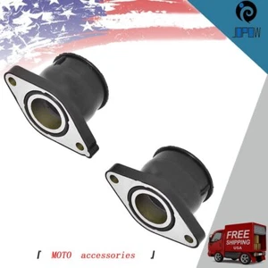 For Yamaha XT350 TT350 861987 2Pcs Carburetor Holder Intake Manifold Boots USA - Bild 1 von 9