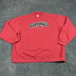 VINTAGE Arizona Cardinals Sweatshirt Mens Extra Large Red Crew Neck Reebok - Picture 1 of 7