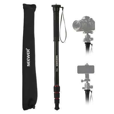 NEEWER TP42 66.5" Monopod, 1/4" & 3/8" Screw, 22lb Load, for DSLR/Camcorder - Image 1 of 4