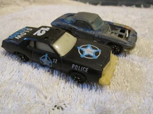 LOTTO vintage Kidco JUNKYARD Glow Patrol auto della polizia e finestrino diviso Chevy CORVETTE - Foto 1 di 4