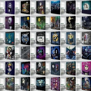 Vibrant And Colorful The Nightmare Before Christmas Shower Curtain With Hooks - Picture 1 of 18