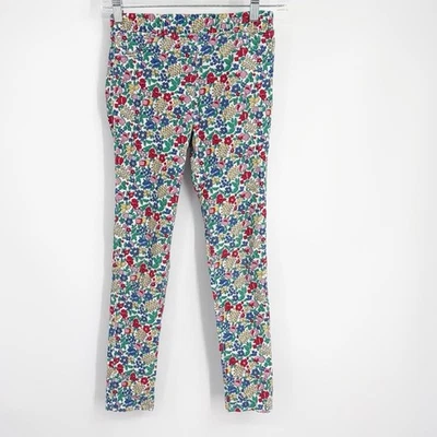 Pantalones de pana florales Mini Boden 10Y coloridos elásticos preppy regreso a la escuela Reino Unido Foto 1 de 4