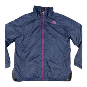 The North Face Puffer Jacket Blue/Purple Girls Small 7/8 Down Warm Winter Jacket - Picture 1 of 17