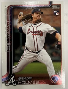 Grant Holmes 2025 Topps RC Atlanta Braves - Picture 1 of 1