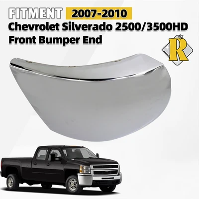 Front Bumper End For 2007-2010 Chevrolet Silverado 2500/3500HD Right Passenger Foto 1 de 4