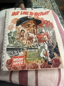 Signed Hot Line To Victory Woody Hayes 1969 Buckeyes Win it All Ohio State Auto - Picture 1 of 4