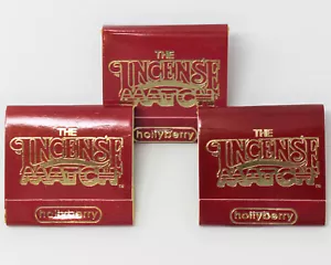 Hollyberry: Dufträucherstäbchen Streichholzbücher - Menge 3 Bücher, 90 Streichhölzer Stechpalme Beere - Bild 1 von 5