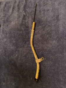 1992 Saab 900 Non-Turbo Automatic Transmission Oil Dipstick and Metal Tube - Picture 1 of 2