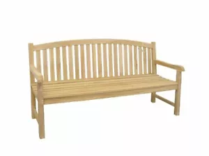 Gartenbank Sitzbank Gartenmöbel 4-Sitzer aus massiven Teak Holz (2681) - Bild 1 von 7