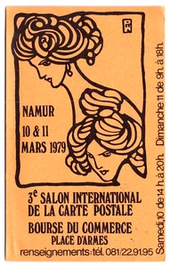 Vintage Postcard 3rd International Postcard Salon France 1979 - Picture 1 of 2