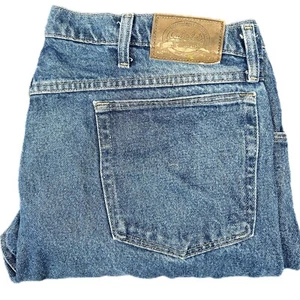 Cabela's Vintage Blue Denim Men's Jeans Wide Leg Regular Fit Size 42 Zipper Fly - Picture 1 of 15