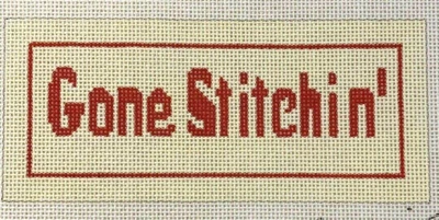 Point of It All Designs by Gail Gone Stitchin' Needlepoint Canvas Hand Painted - Image 1 of 4