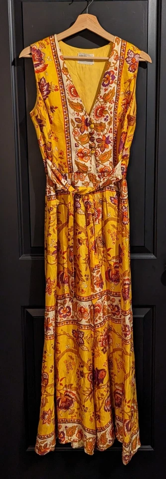 Винтажный женский комбинезон Ala Casa от Eddy George с цветочным узором калифорнийский размер M - Изображение 1 из 4