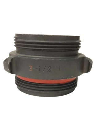 Red Head 3 1/2'' DBL Male Firefighter Fire Hose Adapter 3 - 1/2 NH  - Image 1 of 4