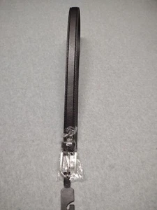  Men's Leather Belt Size M 34 - 36 Black 199 - Picture 1 of 6