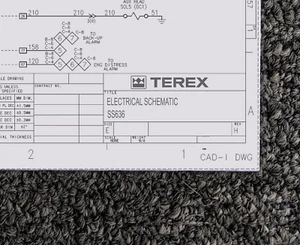 Manual de diagrama de cableado eléctrico Terex manipulador telescópico SS636 - Imagen 1 de 1