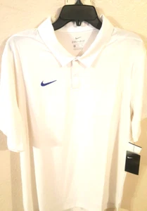 🔥NIKE FOOTBALL POLO #AO5438-108 GAMEROYF6 WHITE Pocket At The Left Chest XL $80 - Picture 1 of 15