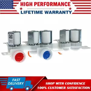 AJU73213301 Water Inlet Valve Kits Compatible For LG Kenmore Washer AJU75152601 - Picture 1 of 15