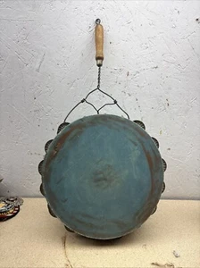 Vintage Tambourine Drum Shaker Musical Instrument - Picture 1 of 22