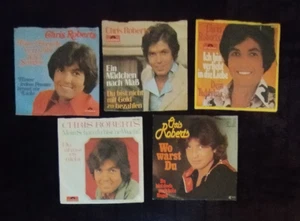 SB76: 5 x Chris Roberts 7" Singles VG VG+ Sammlung Jukebox Kult Schlager Party - Bild 1 von 1