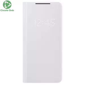 Samsung Galaxy S21+ Plus Smart LED View Cover Grey Mobile Phone Case Protection - Picture 1 of 12
