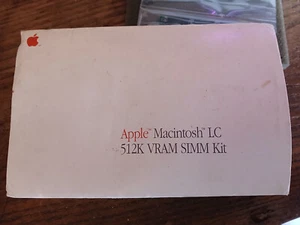 ✅ Vintage Apple Mac LC 512K VRAM SIMM Kit M0517LL/A 1990 Compact Memory Upgrade - Picture 1 of 9