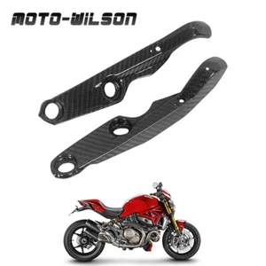 For Ducati Monster 1200S 2014 Side Fairings 100% Carbon Fiber-Gloss Black - Picture 1 of 17