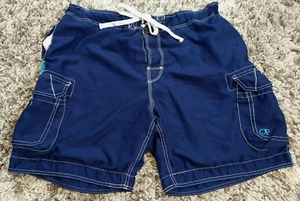 Men's OP Mesh Lined Blue Cargo Blue Shorts XL - Picture 1 of 8