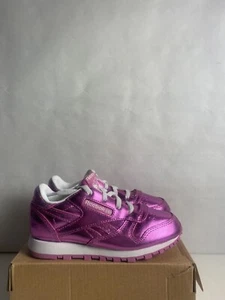 Reebok Classic "Charged Pink/White"  Kid's 10- BS8940 - Picture 1 of 8
