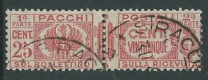 1927-32 REGNO USATO PACCHI POSTALI 25 CENT - Z4-4 - Picture 1 of 1