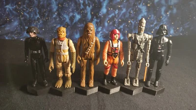 Set of 6 Mountable Stands for 3.75 in Action Figures Diorama STAR WARS Display - Image 1 of 4