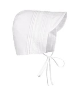 Feltman Brothers Boys Wedding/Special Occasion White Bonnet NB/3M NWT - Picture 1 of 4