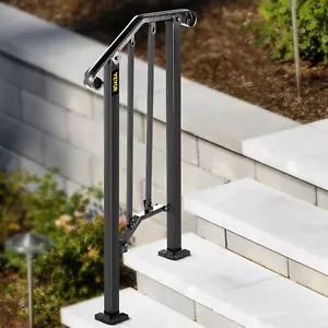 VEVOR Treppengeländer Handlauf Schmiedeeisen Stabil Beton Geländer Wandhandlauf - Bild 1 von 12
