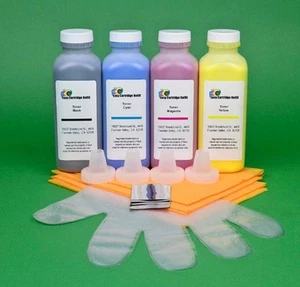 Kit ricarica toner 4 colori Ricoh Aficio CL1000N SP C210 C210SF. 920gr. - Foto 1 di 1